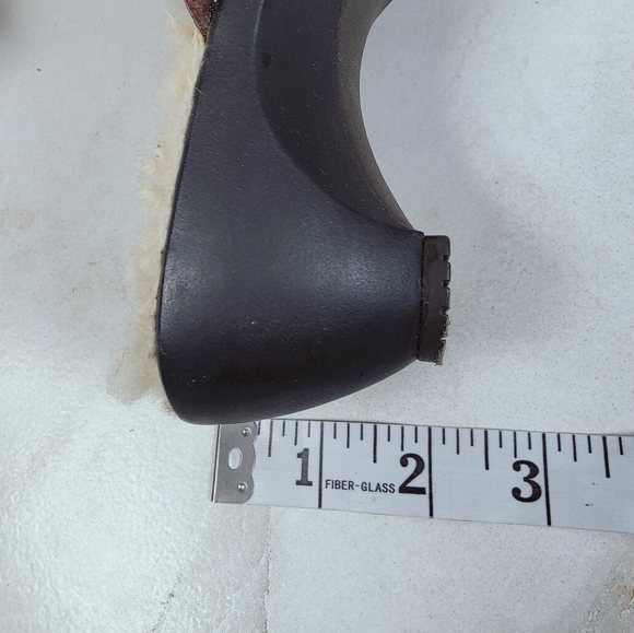 UGG Fiona Brown Suede Shearling Lined Slip On Clogs Mules, Sz 7 - Picture 10 of 10